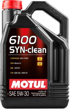 Масло моторное Motul 6100 SYN-CLEAN 5W-30 синтетическое 4 л Масло моторное Motul 6100 SYN-CLEAN 5W-30 синтетическое 4 л