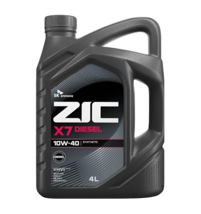 Масло моторное ZIC X7 Diesel 10W-40 синтетическое 4 л Масло моторное ZIC X7 Diesel 10W-40 синтетическое 4 л